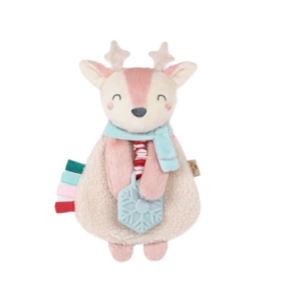 Itzy Ritzy Lovey Holiday Reindeer Plush & Teether Toy